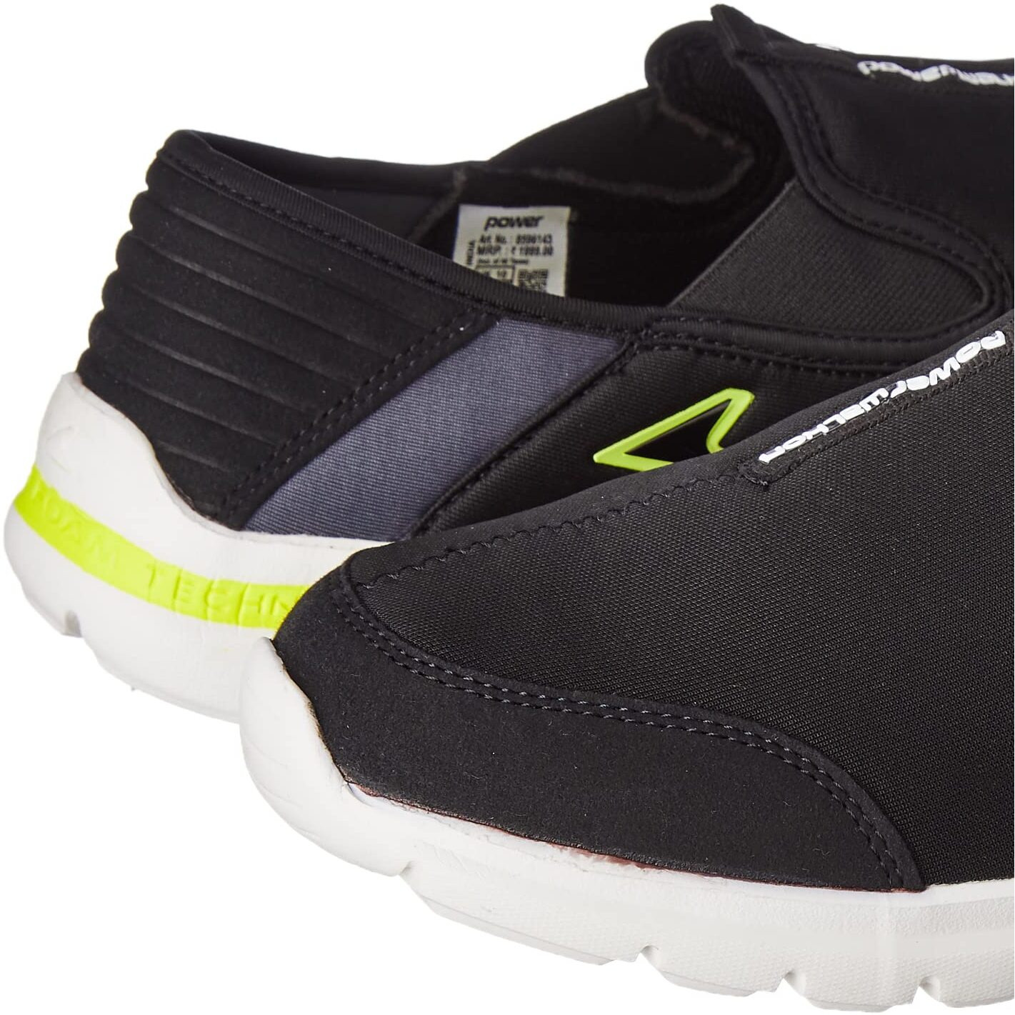 Power MenN Walk Calm E Shoes UK 9 Color Black (8596143)