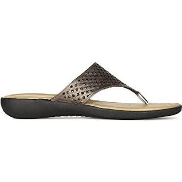 Bata Women's LASER SWASROSKI TH Thong (5712119_GUNMETAL_6 UK)