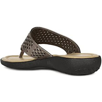 Bata Women's LASER SWASROSKI TH Thong (5712119_GUNMETAL_6 UK)