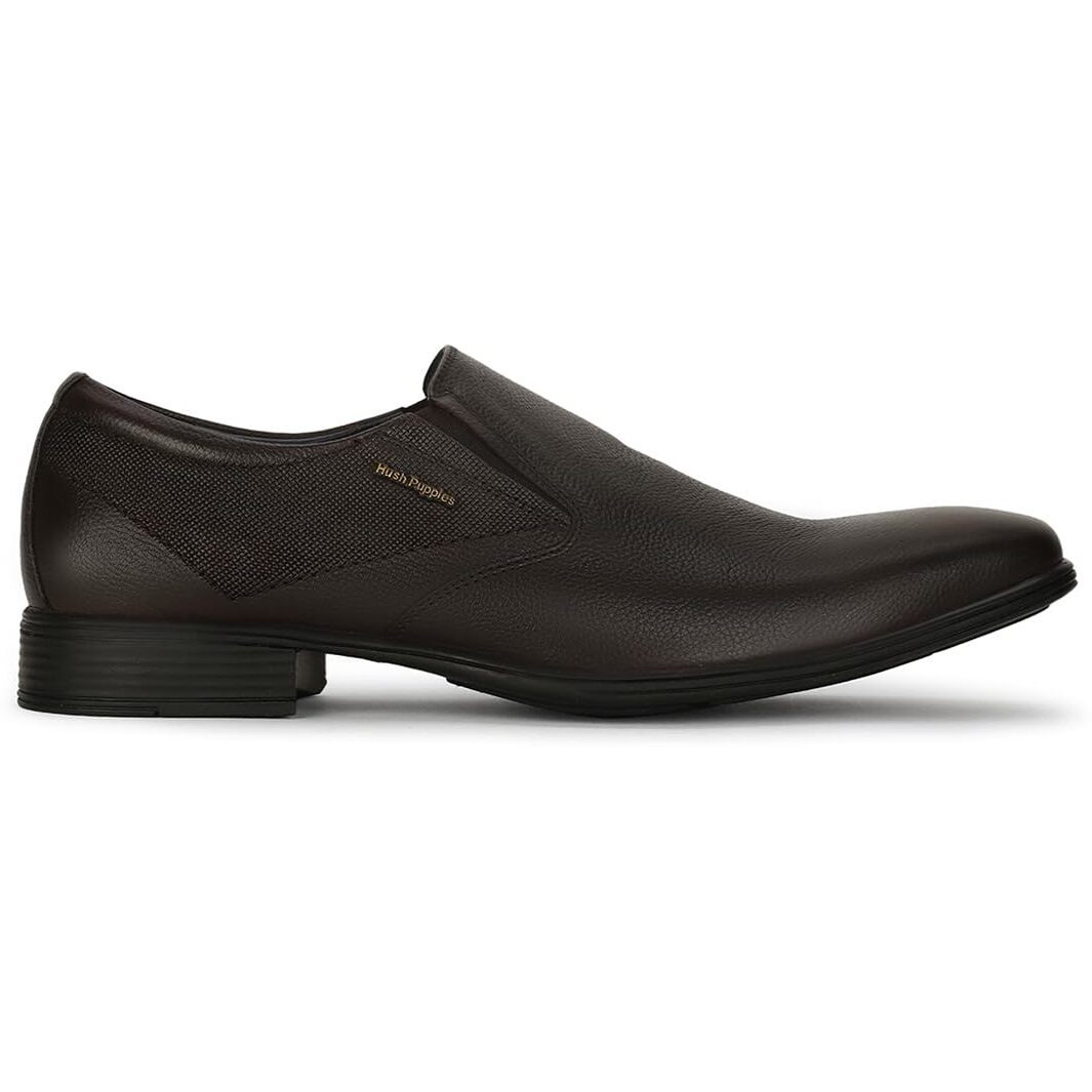 Hush Puppies Men Boston Slipon E 23 Brown Shoe UK 9 (8554002)