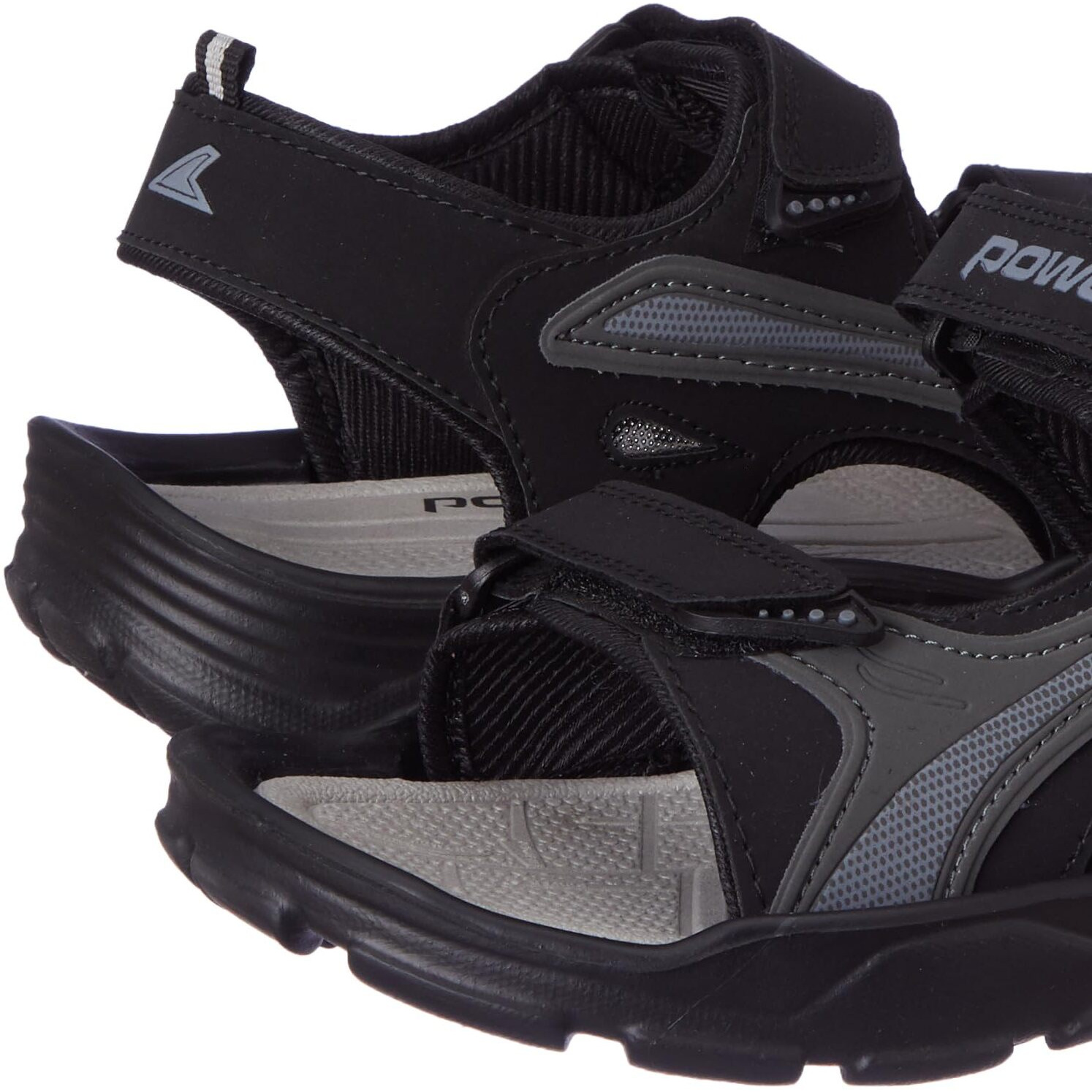 Power Male's STRICKER E Black Sandal UK 6 (8616430)