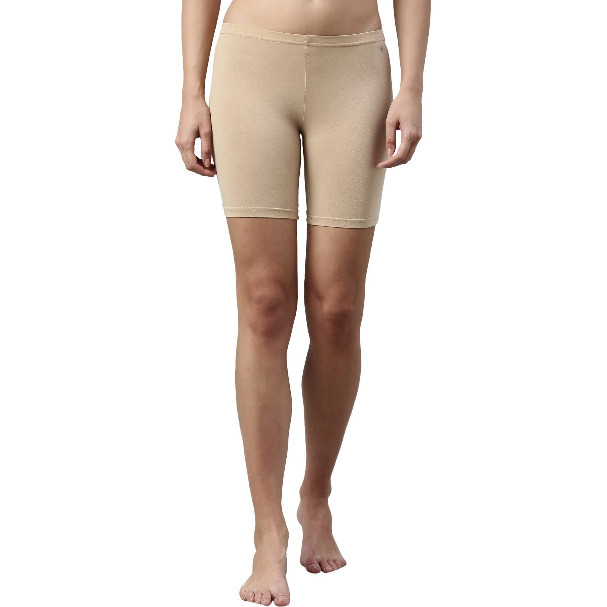 Enamor Women's Shorts (Beige, L)