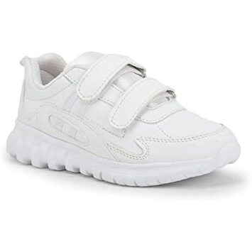 Liberty Kids 9906-02T-V White School Shoes - 10C UK