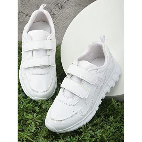 Liberty Kids 9906-02T-V White School Shoes - 10C UK