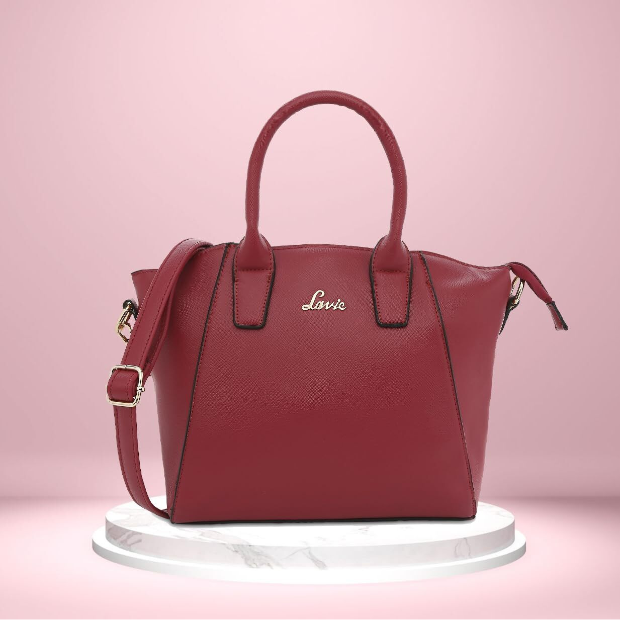 Lavie Pamukkale Satchel Women's Handbag, FUSCHIA (HGGE753090N3)
