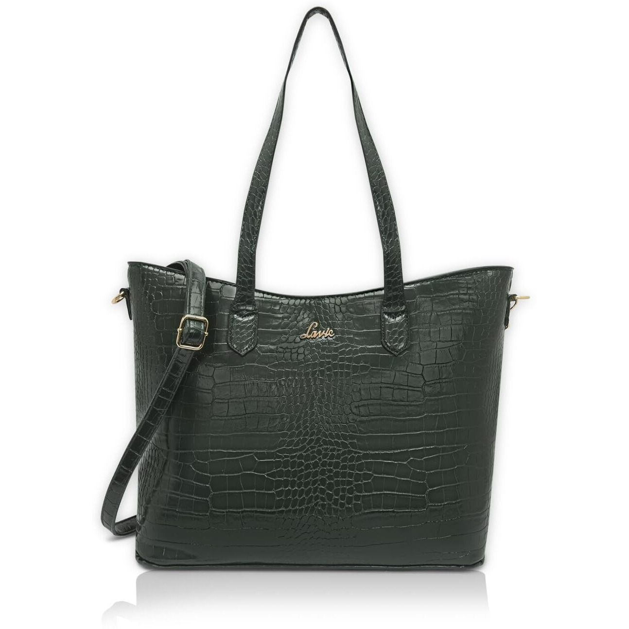 Lavie Women's Hailon Tote Handbag (Large, Dk Green)