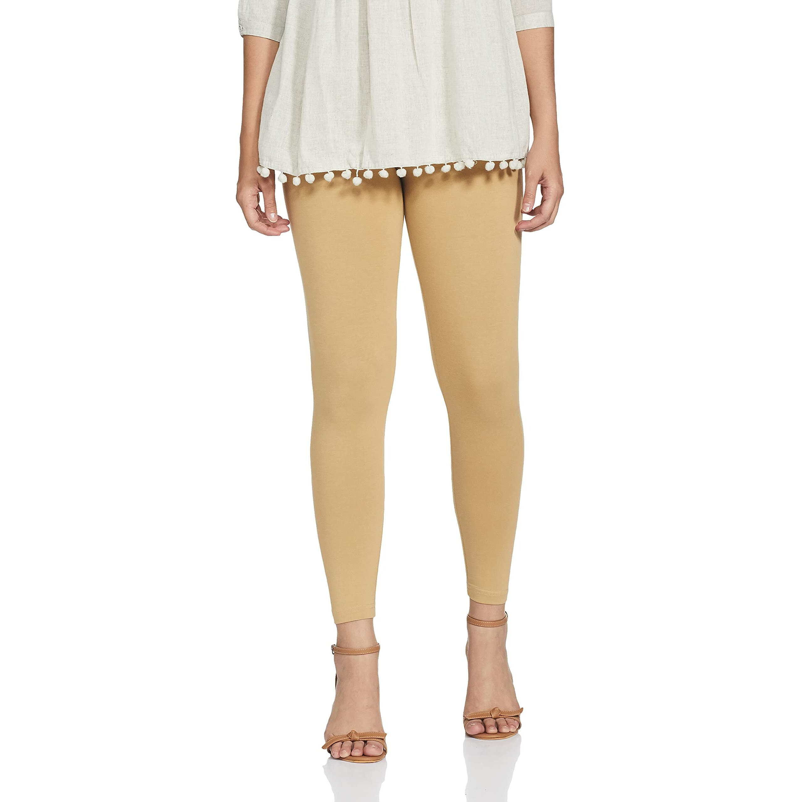 Max Women's Regular Fit Beige Leggings L
