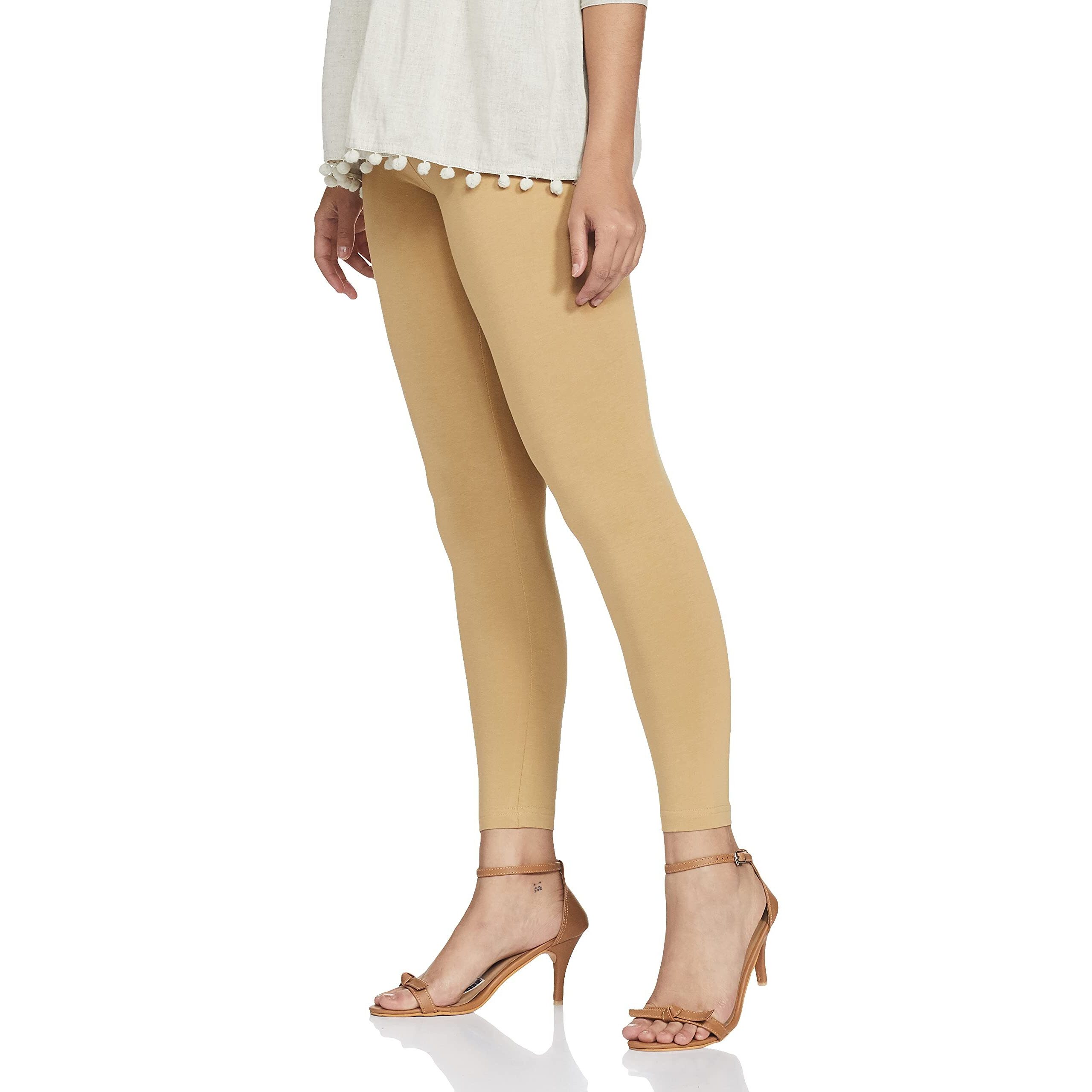 Max Women's Regular Fit Beige Leggings L