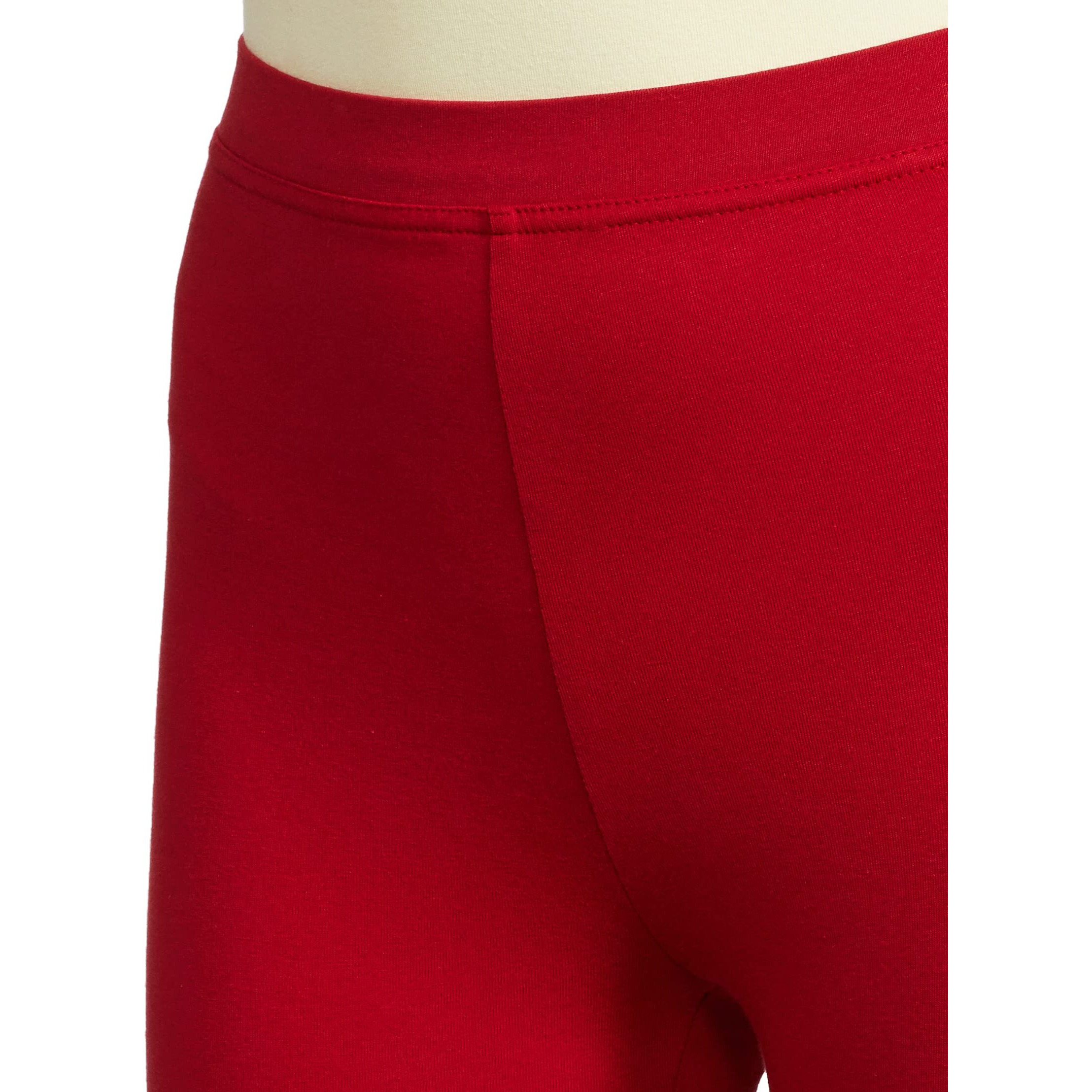 Max Regular Fit Women's Solid Ankle-Length Leggings (Noosal21Rered)_XL