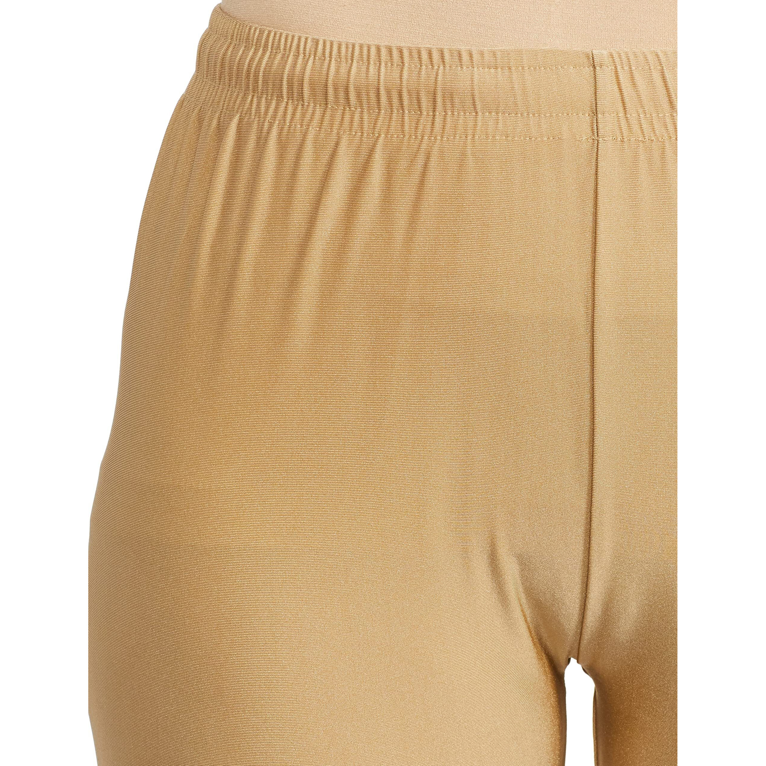 Max Women's Regular Fit Cotton Churidar (NOOSKC21GOGOLD_Gold_XL_Gold_XL)