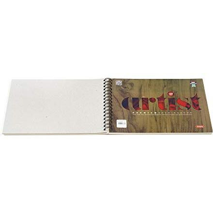 Anupam Artist Premium Drawing Book A4 | Acid-free Cartridge Paper 160GSM (40 Sheets, 80 Pages) | Spiral-Bound Sketchpad for Artists & Professionals for Marker Colored Pencil Charcoal Pastel