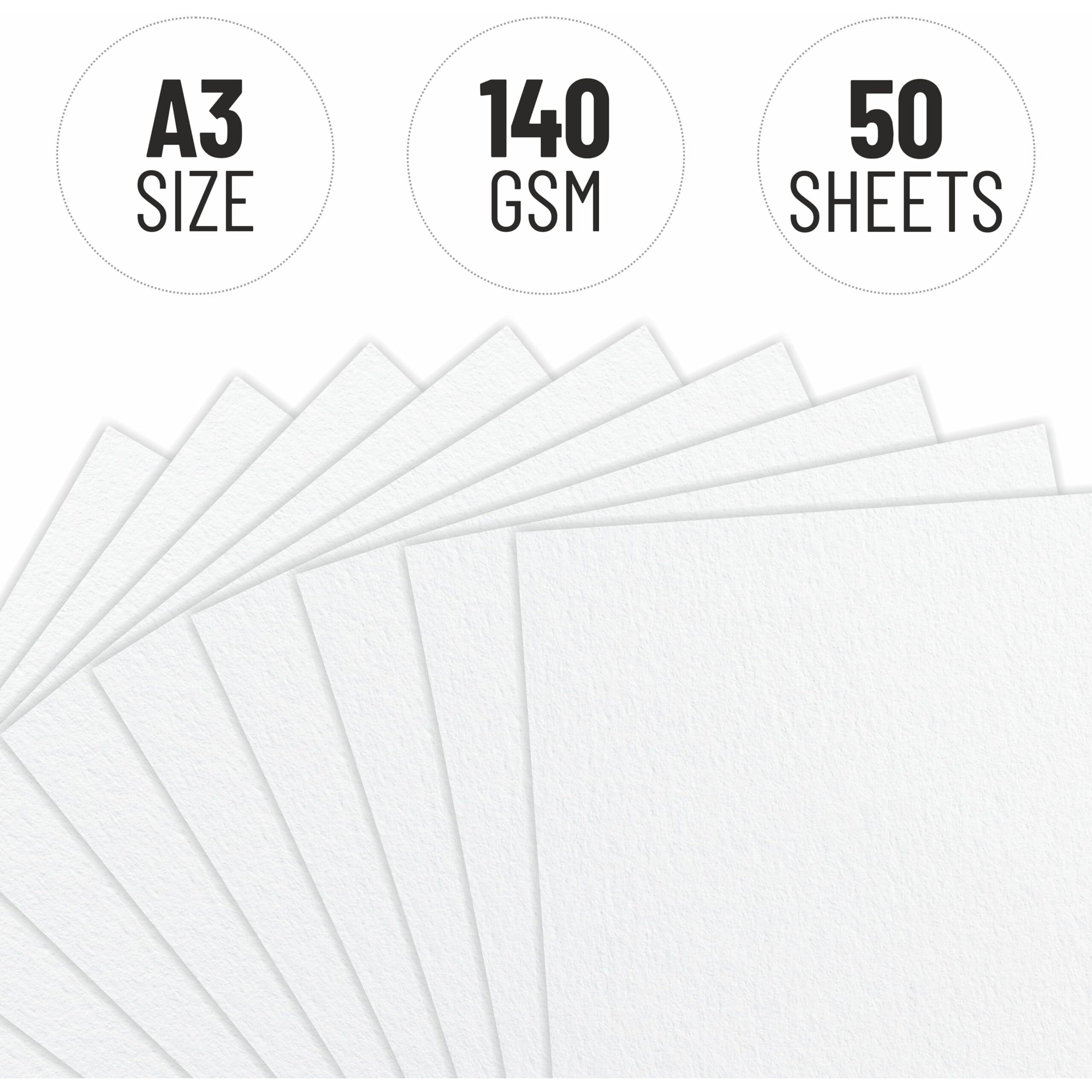 Anupam SketchO Sketching & Drawing Paper A3 | 50 Sheet 100 Pages | 140 GSM Sheet for Pencil, Charcoal, Graphite, redchalk Pastel, Chalk, Oil Pastel & Wax Crayon for Artist's & Amateurs