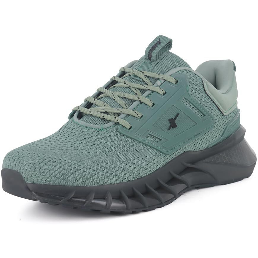 Sparx Mens SM 796 | Enhanced Durability & Soft Cushion | Black Running Shoe - 10 UK (SM 796)