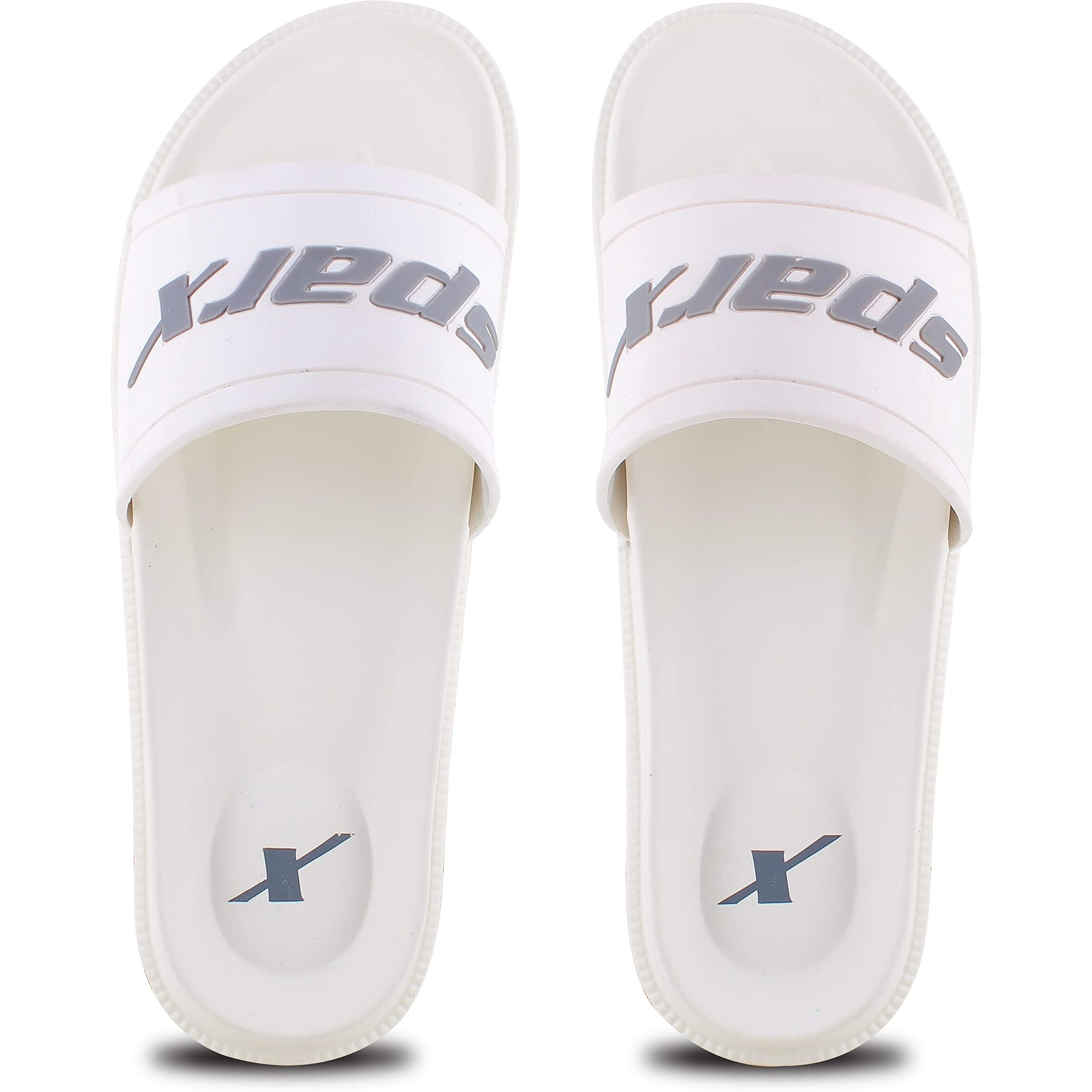 Sparx Men SFG-2101 White Grey Flip Flops SF2101GWHGY0006