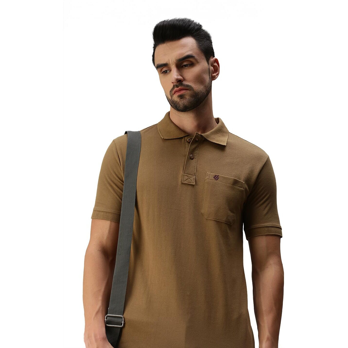 ONN Men's Mouse Half Sleeves Polo Collar T-Shirt with Pocket(Size  X-Small)
