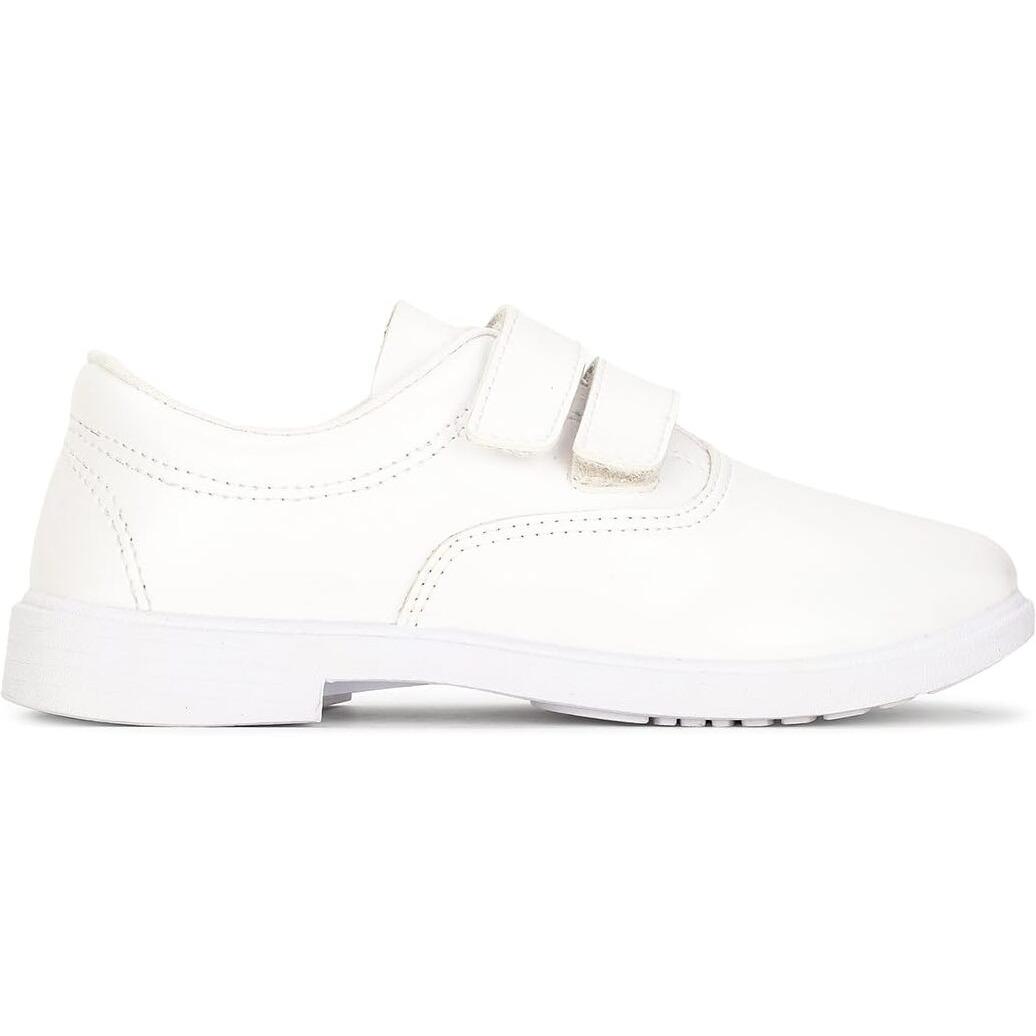 Bata Unisex-Child 5411 Sam E 24 White Casual Walking Shoes for Juniors |Perfect for Everyday Wear| Walking| Running | Slip-Resistant | All Day Comfortable |Breathable |Lightweight. Size - 5