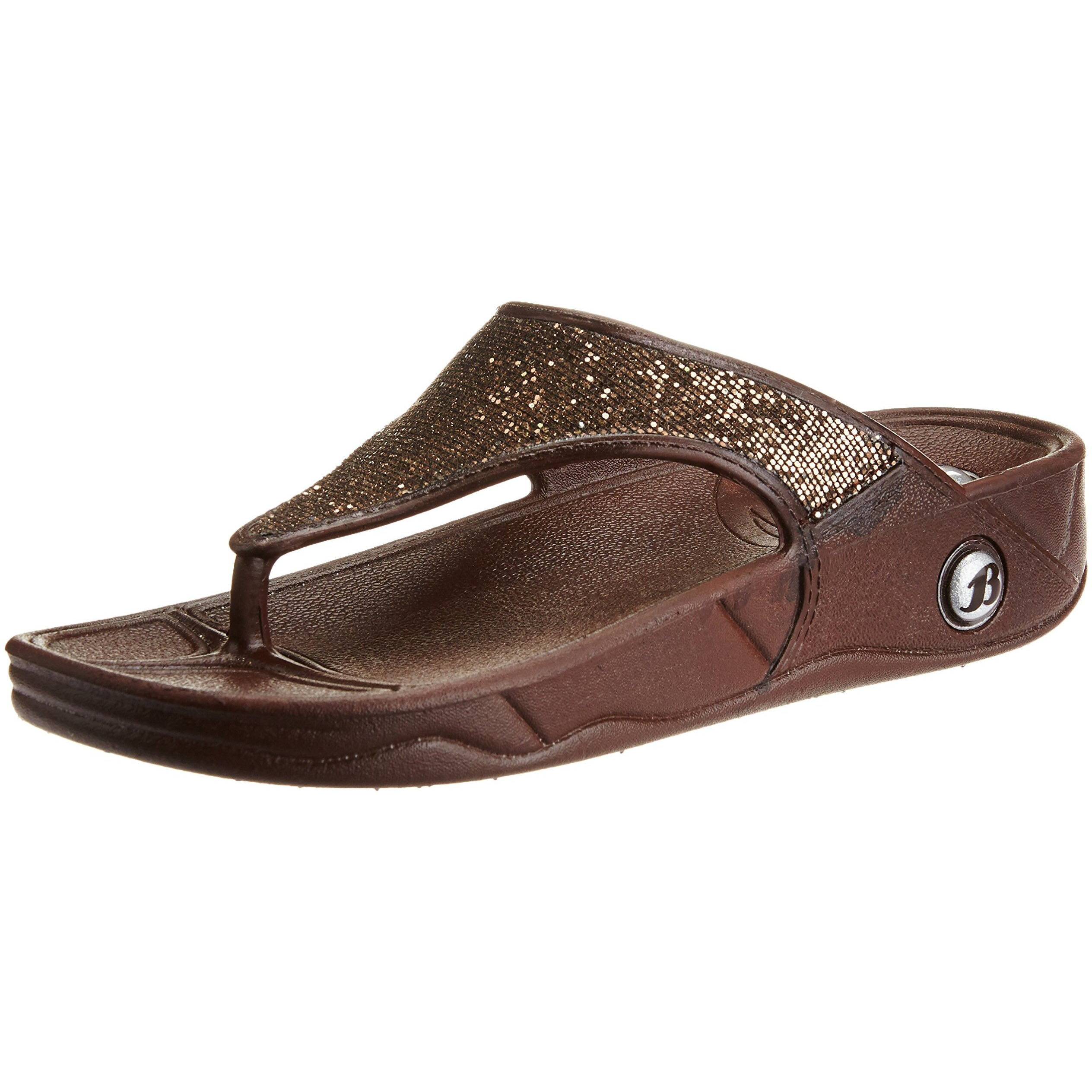 BATA Women's Kafi Sandal,Brown, 5