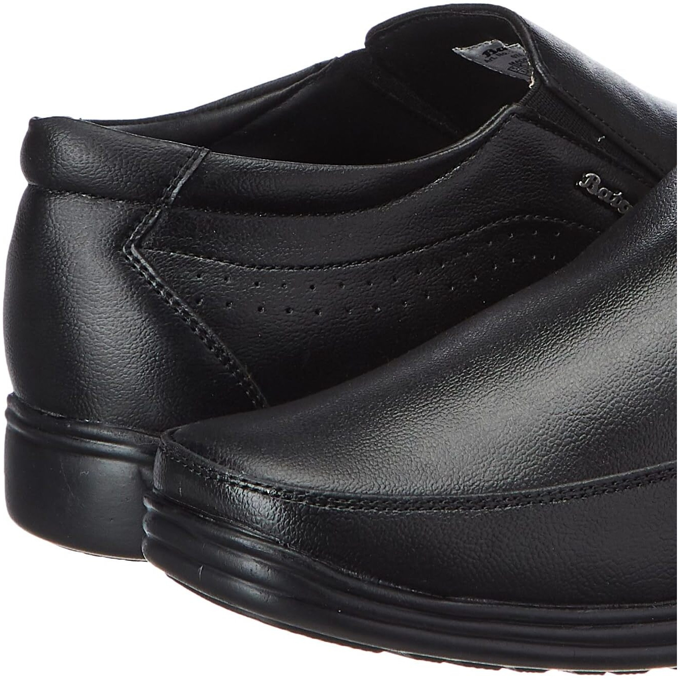 Bata Men's Cloud E Slipon Formal Shoes (8516124_Black_7 UK)