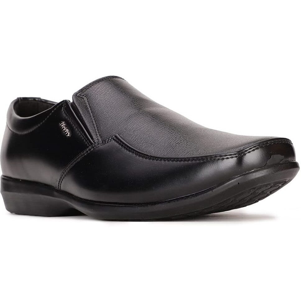 Bata Men's SA 05 E Slipon Formal Shoes (8516514_BLACK_7 UK)