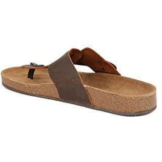 Bata Men's BIO TH Thong (8734001_DARK BROWN_10 UK)