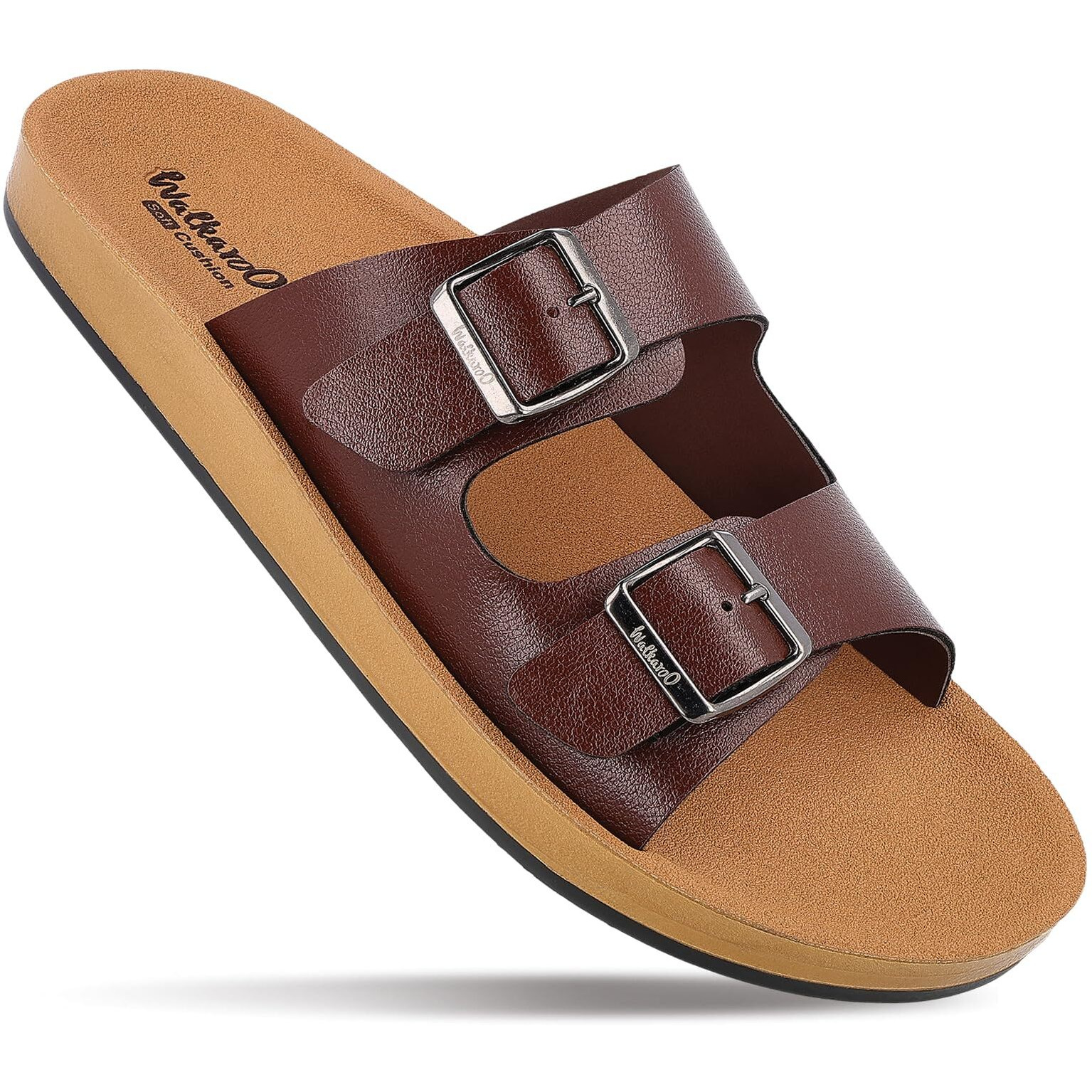 WALKAROO WE1333 Mens Sandals for dailywear and regular use for Indoor & Outdoor - Brown