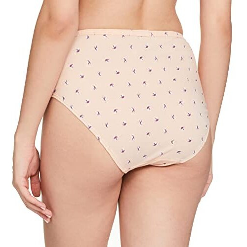 Van Heusen Women Hipster Panty - 100% Super Combed Cotton - Pack Of 3 - Anti Bacterial, No Marks Waistband, Moisture Wicking, Full Coverage, Multicolor, Small