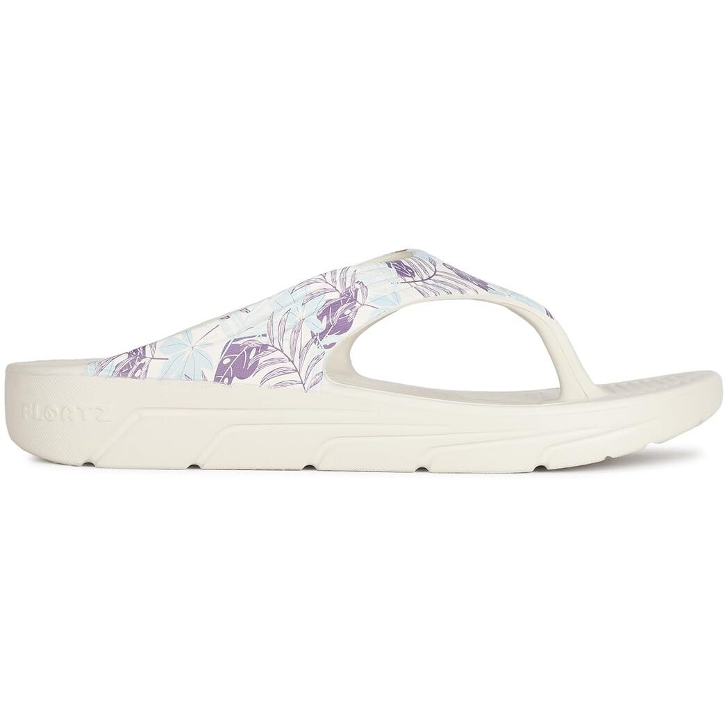 Floatz LADIES PRINT Women Casual Slippers In Silver White