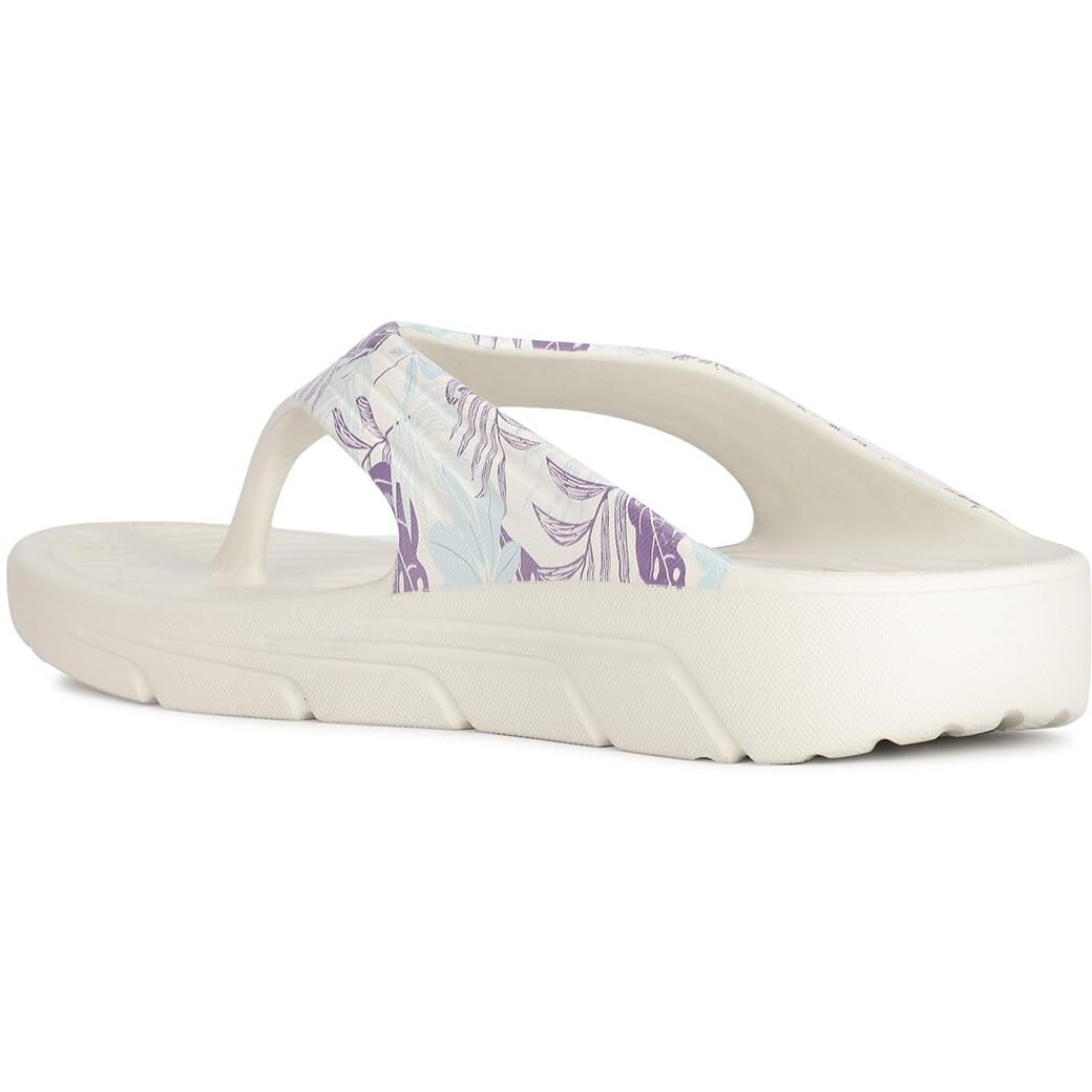 Floatz LADIES PRINT Women Casual Slippers In Silver White
