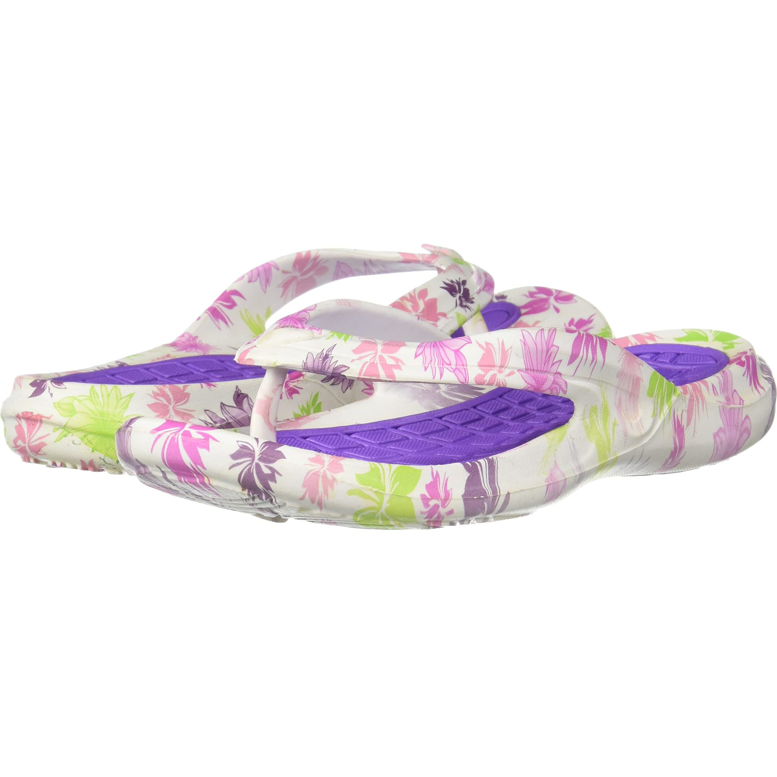 Bata Women's HAWAII Slippers (5719306_PURPLE_4 UK)