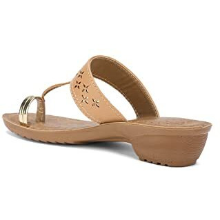 Bata Women's PAYLA LASER TR. Toe Ring Sandals (6718823_BEIGE_3 UK)