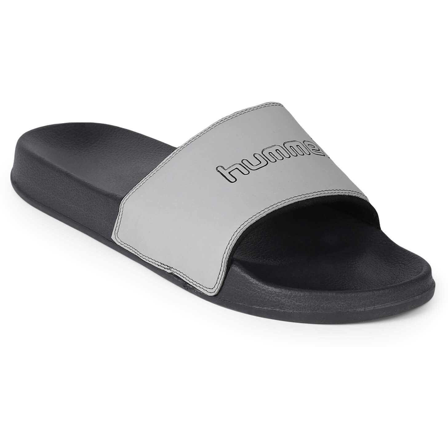 hummel CLASSIC MEN SLIDERS Comfortable Cushioned Sole Arch Support Durable Lightweight Flexible Trendy Style Flip flops and Slippers Slides for Men Daily use Chappal
