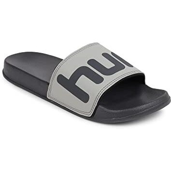 hummel CHUNK MEN SLIDERS Comfortable Cushioned Sole Arch Support Durable Lightweight Flexible Trendy Style Flip flops and Slippers Slides for Men Daily use Chappal - UK 7