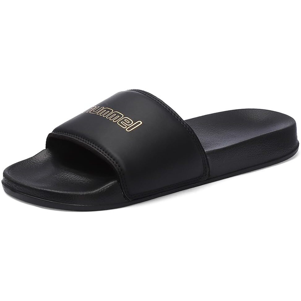 hummel CLASSIC MEN SLIDERS Comfortable Cushioned Sole Arch Support Durable Lightweight Flexible Trendy Style Flip flops and Slippers Slides for Men Daily use Chappal