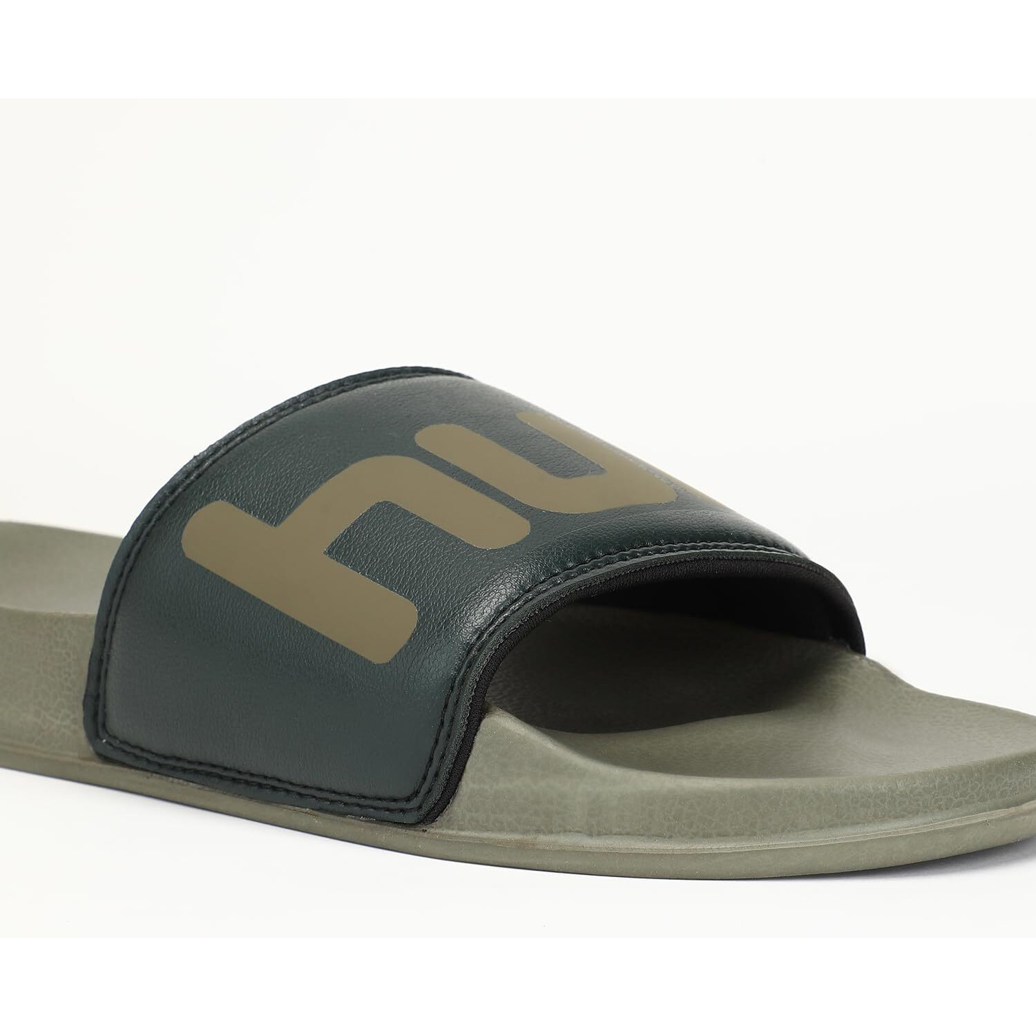 hummel CHUNK MEN SLIDERS Comfortable Cushioned Sole Arch Support Durable Lightweight Flexible Trendy Style Flip flops and Slippers Slides for Men Daily use Chappal