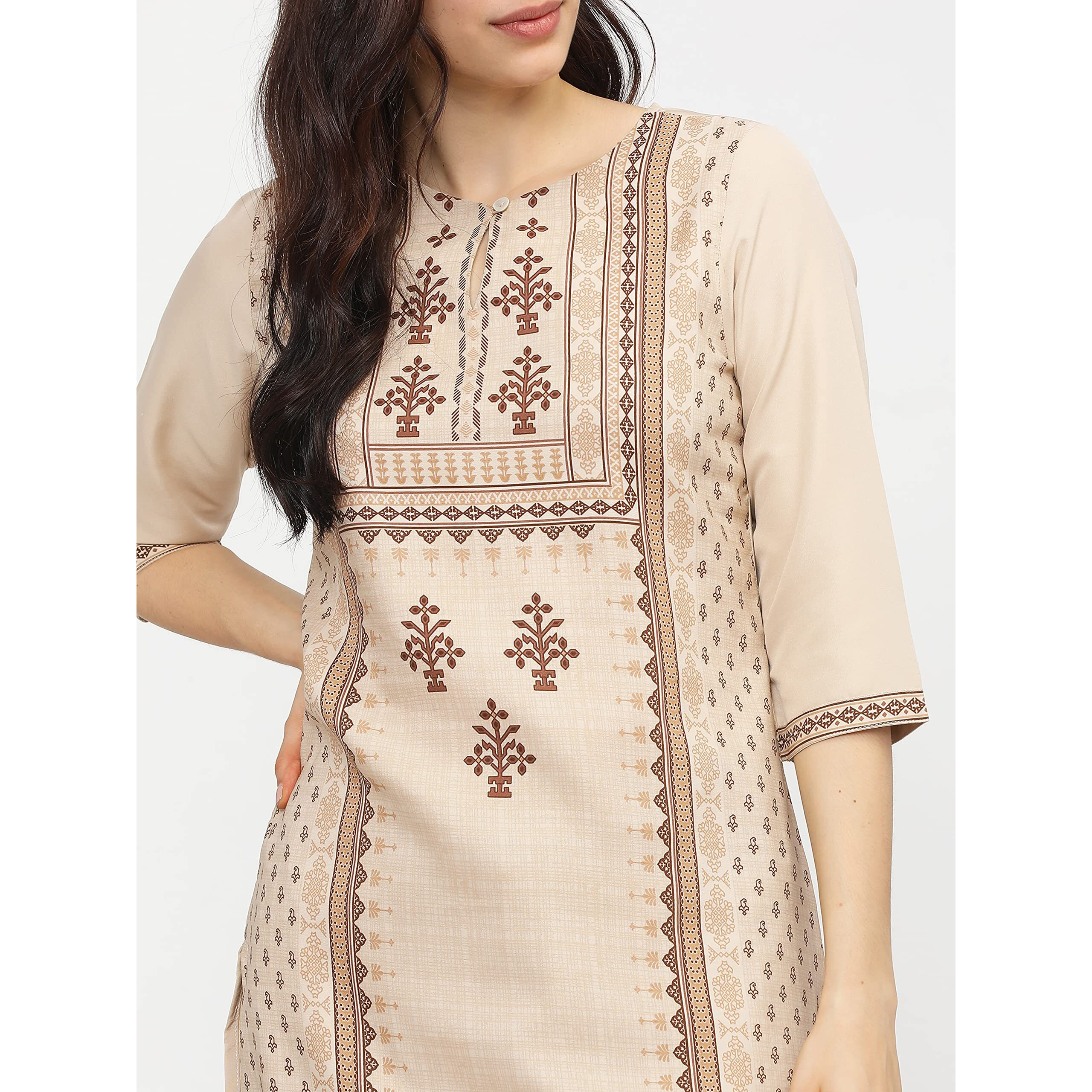 KETCH Women's Polyester Regular Fashion Vest (KHKU000057_Beige