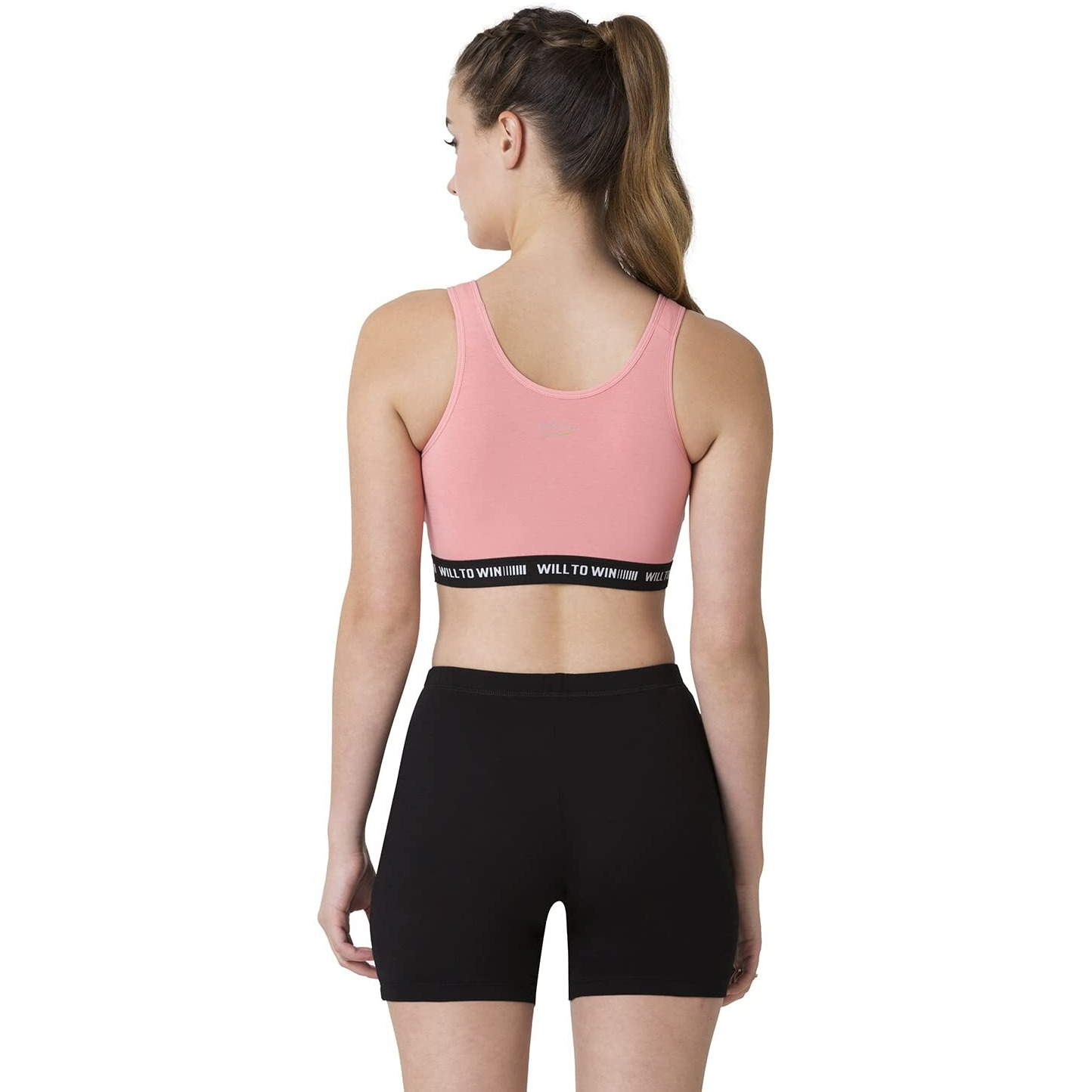 Van Heusen Proactive Women Sports Bra - Cotton Elastane - Anti Bacterial, Wireless, Non Padded, Full Coverage, Light Impact