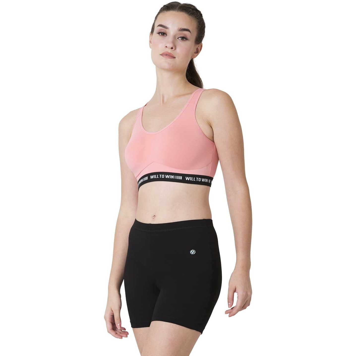 Van Heusen Proactive Women Sports Bra - Cotton Elastane - Anti Bacterial, Wireless, Non Padded, Full Coverage, Light Impact
