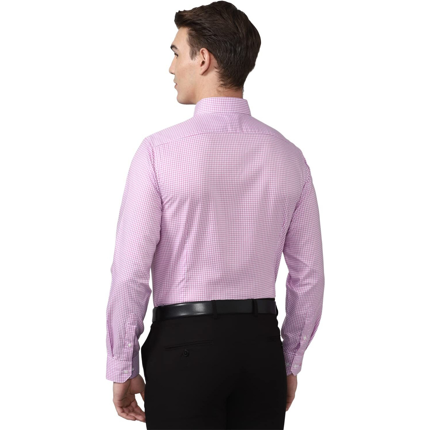 Van Heusen Men's Slim Fit Shirt (VHSFFSLBX78606_Pink 44)