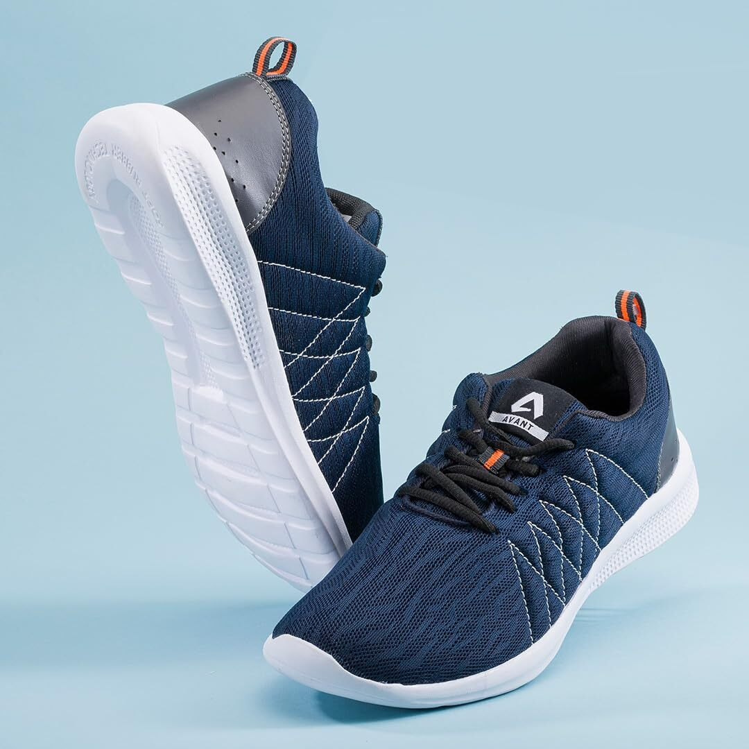 AVANT Mens Ultra Light Navy Blue Running Shoe - 6 UK (AVMSH007-CL03-6)