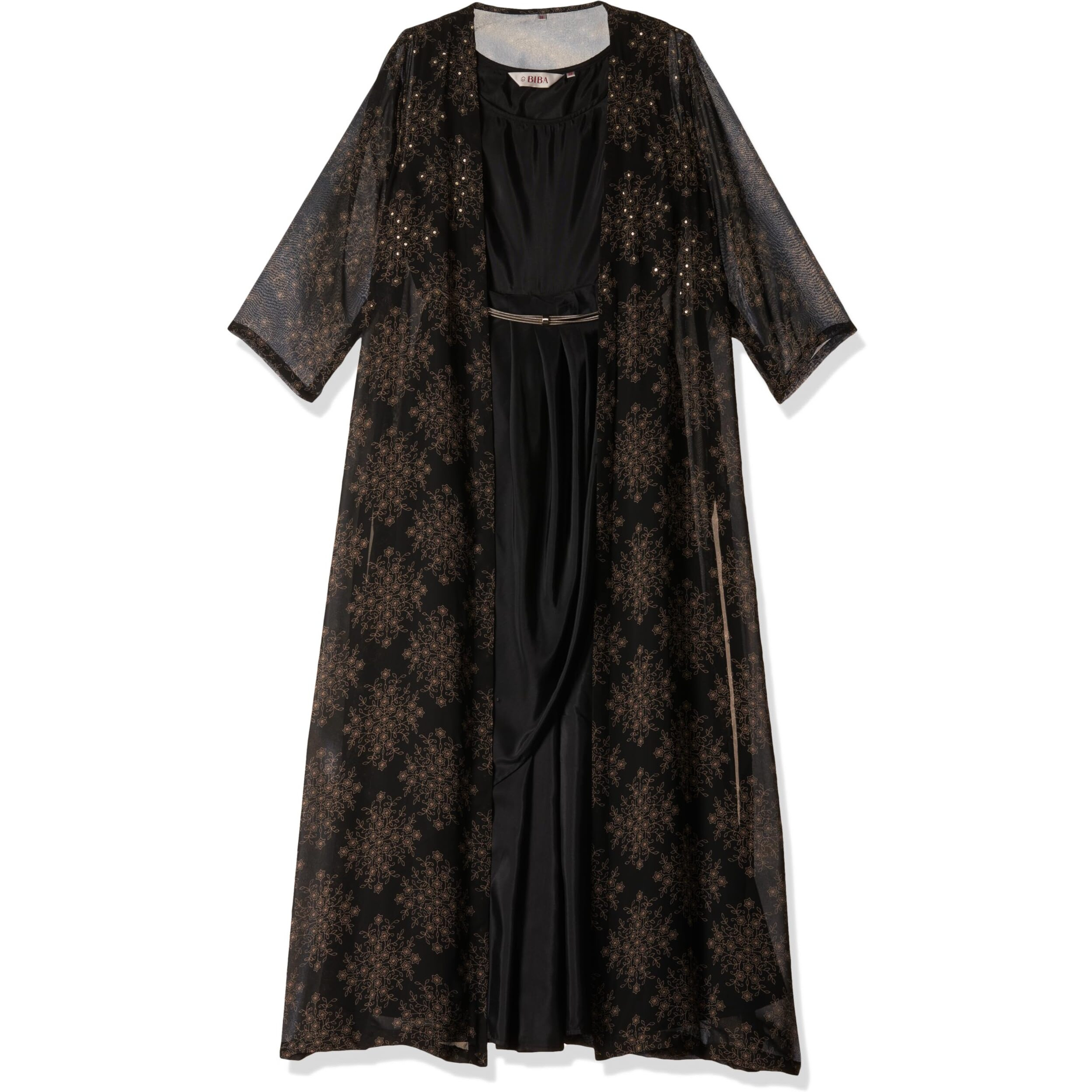 BIBA Women Printed Mix and Match(FUSION1778_Black_34)
