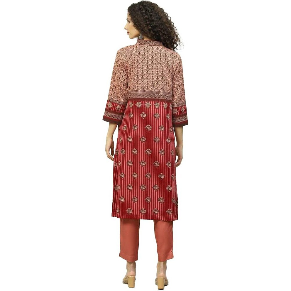 BIBA Women Printed Mix and Match(Winter W18515_BERY_38)
