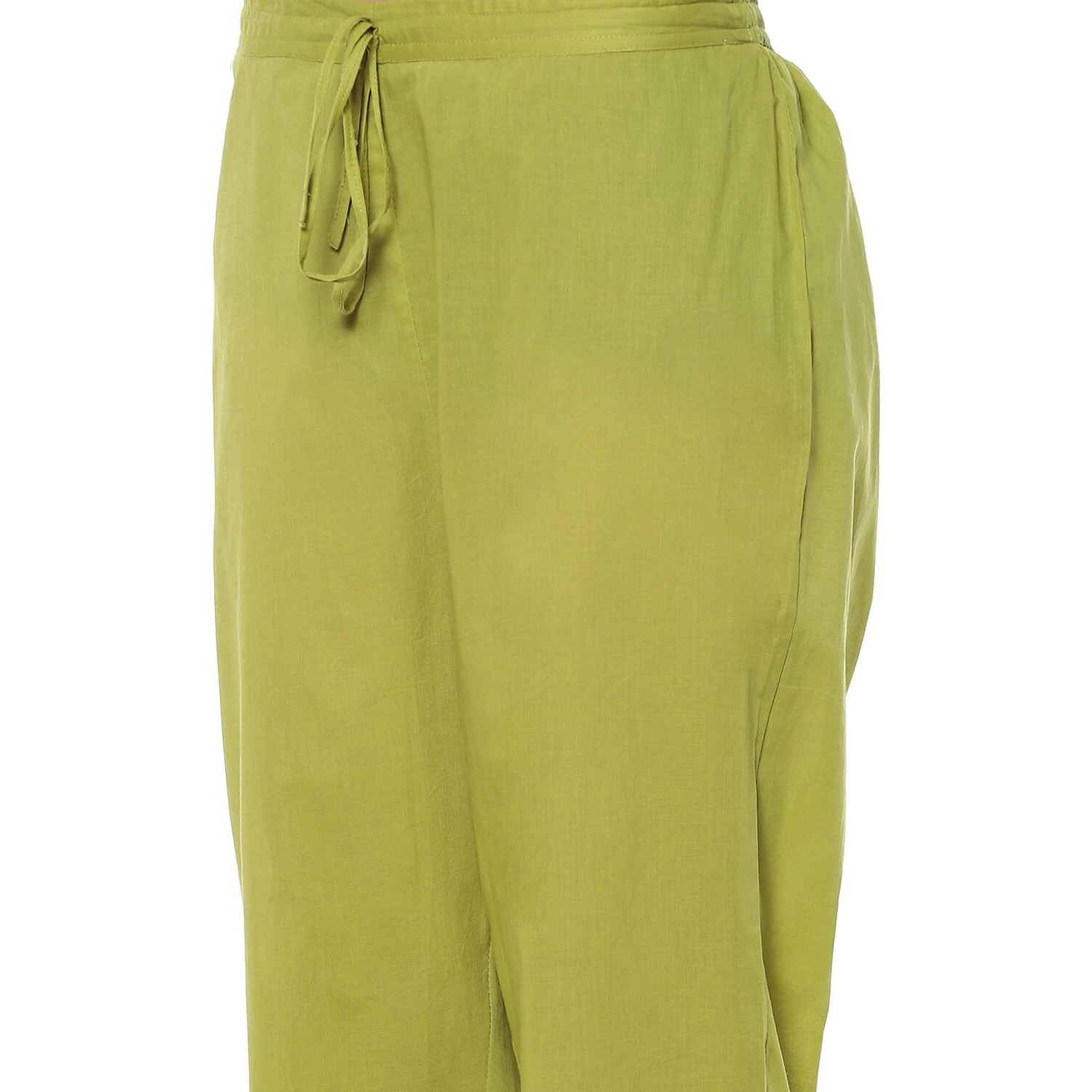 BIBA Women's Cotton Kurta Set with Dupatta (Skdgulistaan8951Eaw24Moss Green, Small
