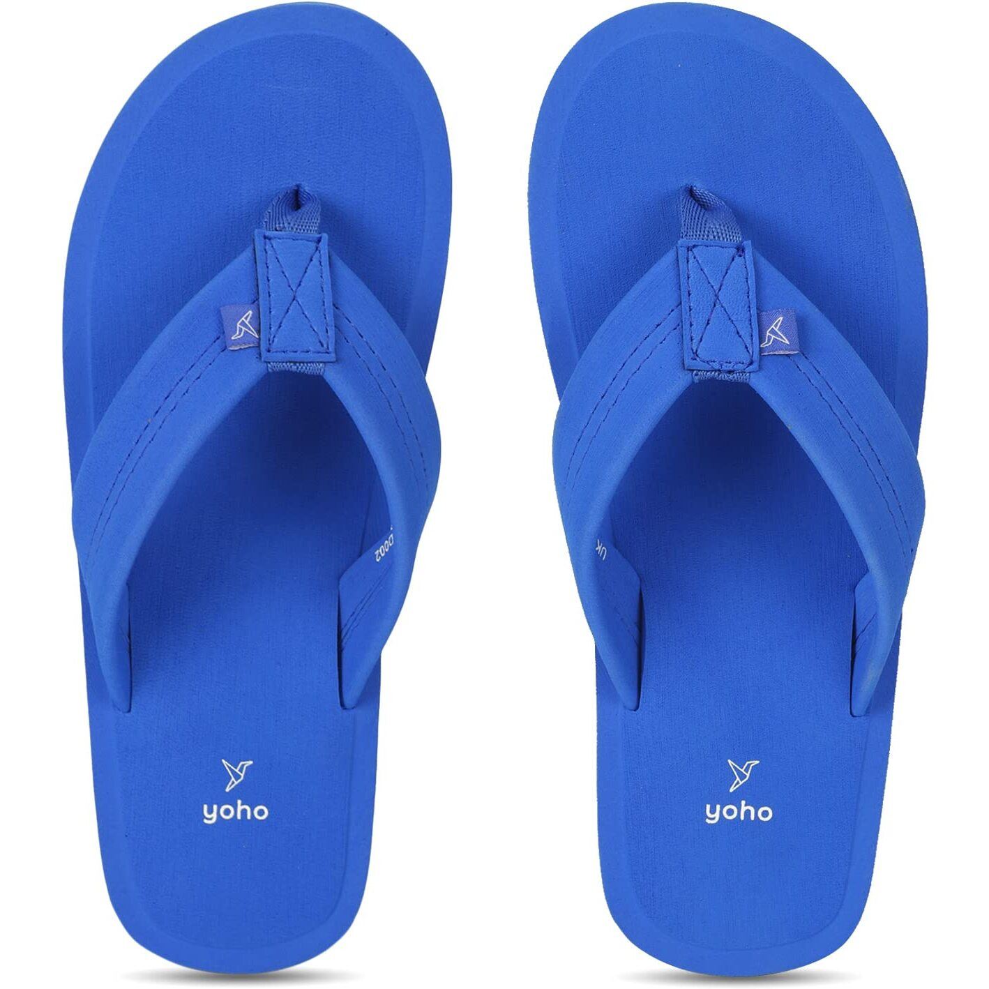 YOHO Women Royal blue soft slippers | comfortable and stylish flip flop slippers for Women in exciting colors | Daily Use| Lightweight | Anti Skid Chappal | Bubbles Size- 3