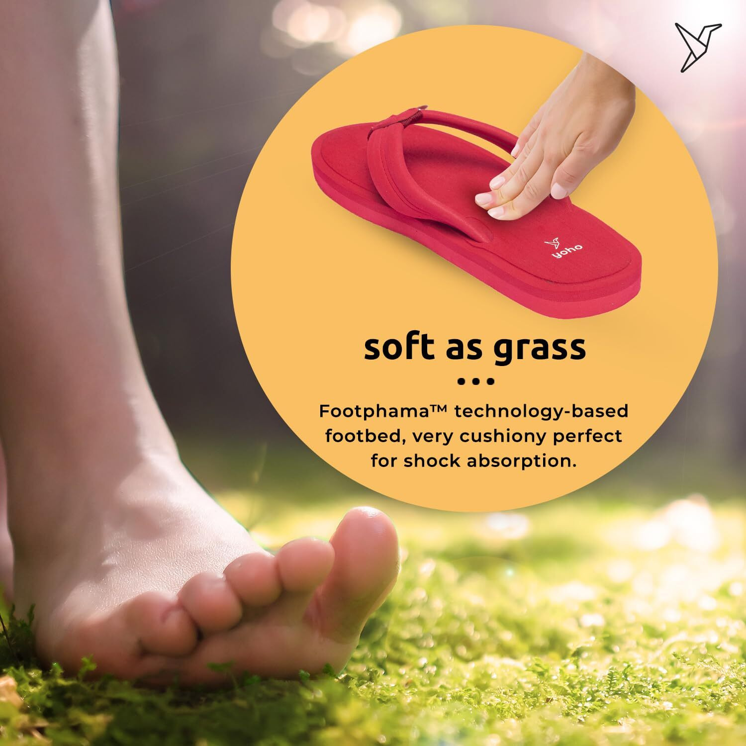 YOHO Women Red soft slippers | comfortable and stylish flip flop slippers for Women in exciting colors | Daily Use| Lightweight | Anti Skid Chappal | Bubbles Size- 3