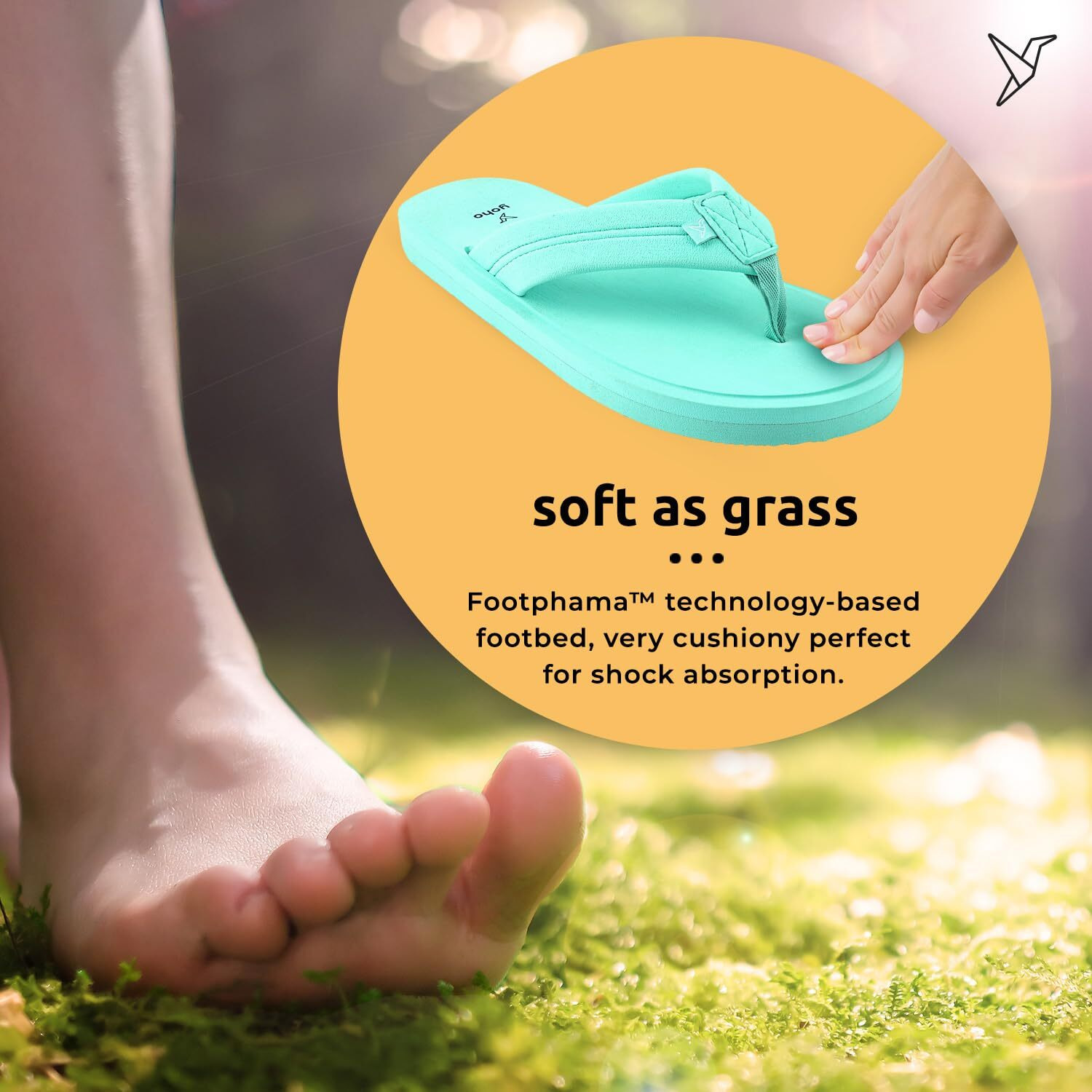 YOHO Bubbles Women Ortho slippers | Soft comfortable and stylish flip flop slippers for Women in exciting colors |Lightweight | Anti Skid | Daily Use Chappal
