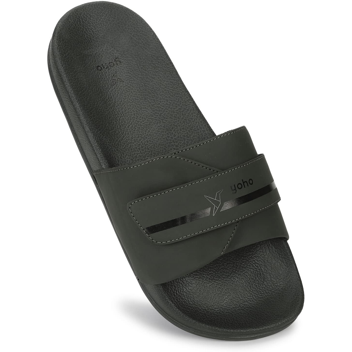 YOHO Drystep slides for men | Water-friendly | Super flexible | adjustable strap | Skin friendly | lightweight and Comfortable stylish sliders slipper for mens