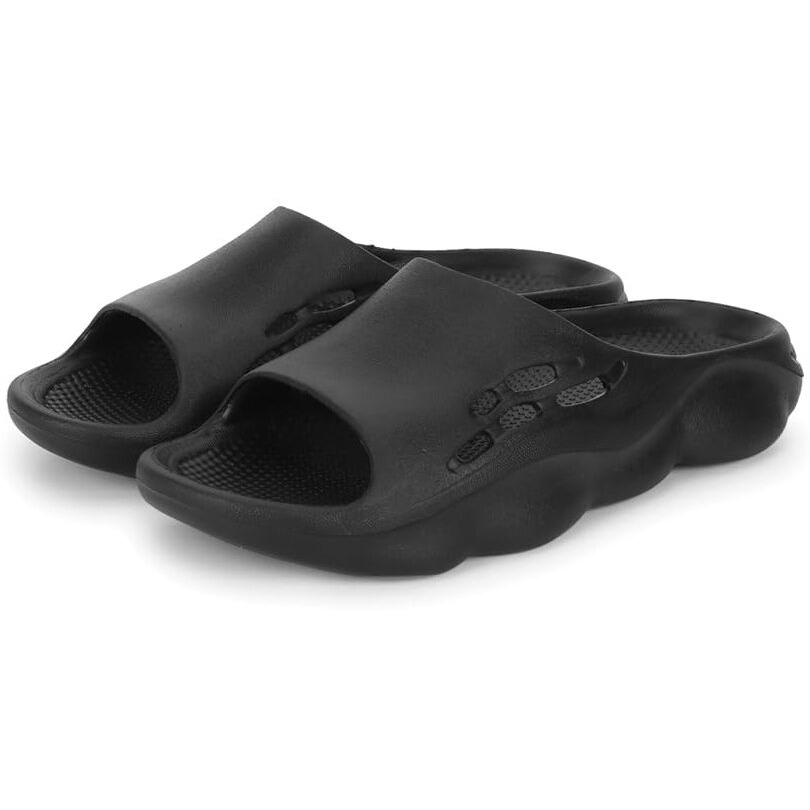 YOHO Dolphy EVA Sliders For Men | Trending design | Anti-slip sole | Sweat free | Super flexible | Ergonomic and cushioned footbed