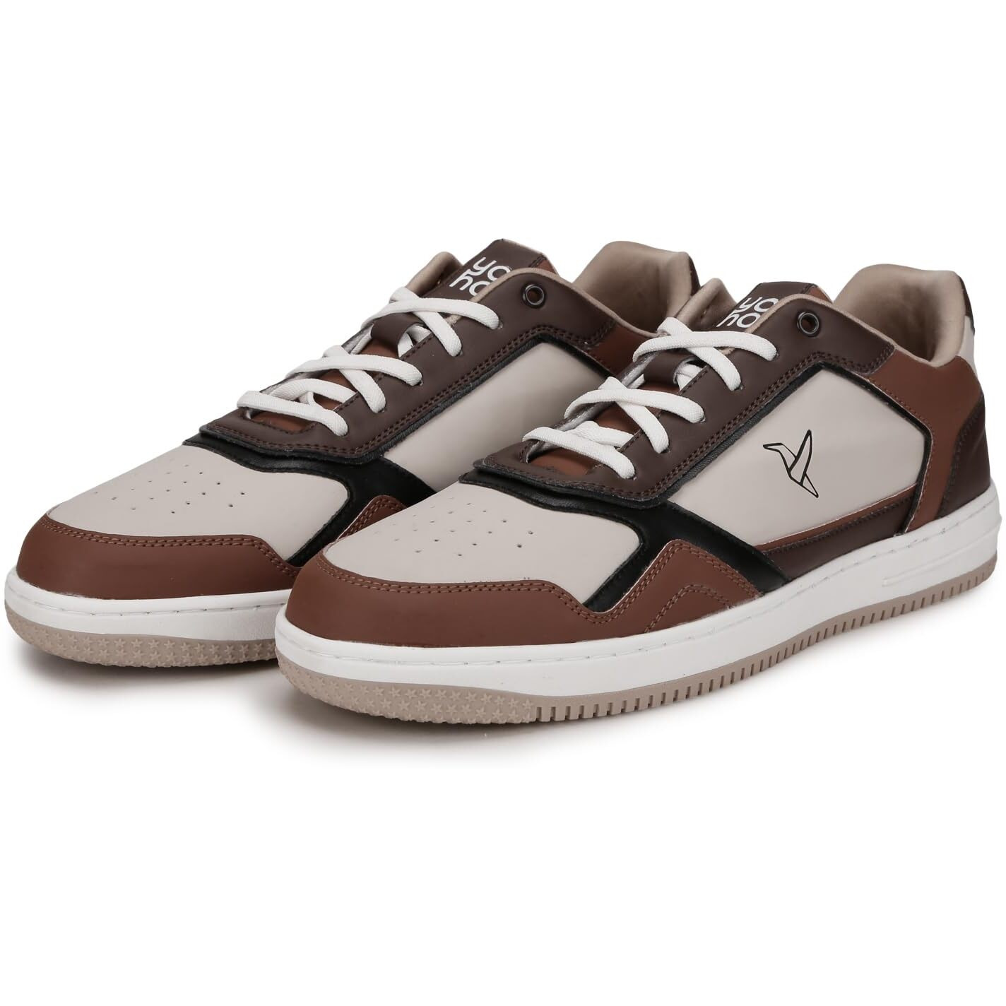 YOHO Colored PU Fashion Sneaker for Men | Comfortable shoes | Cushioned Insole | Quick-wear elastic laces | Lightweight | Dynamic Feet Support | Fashionable | Stylish | Modern