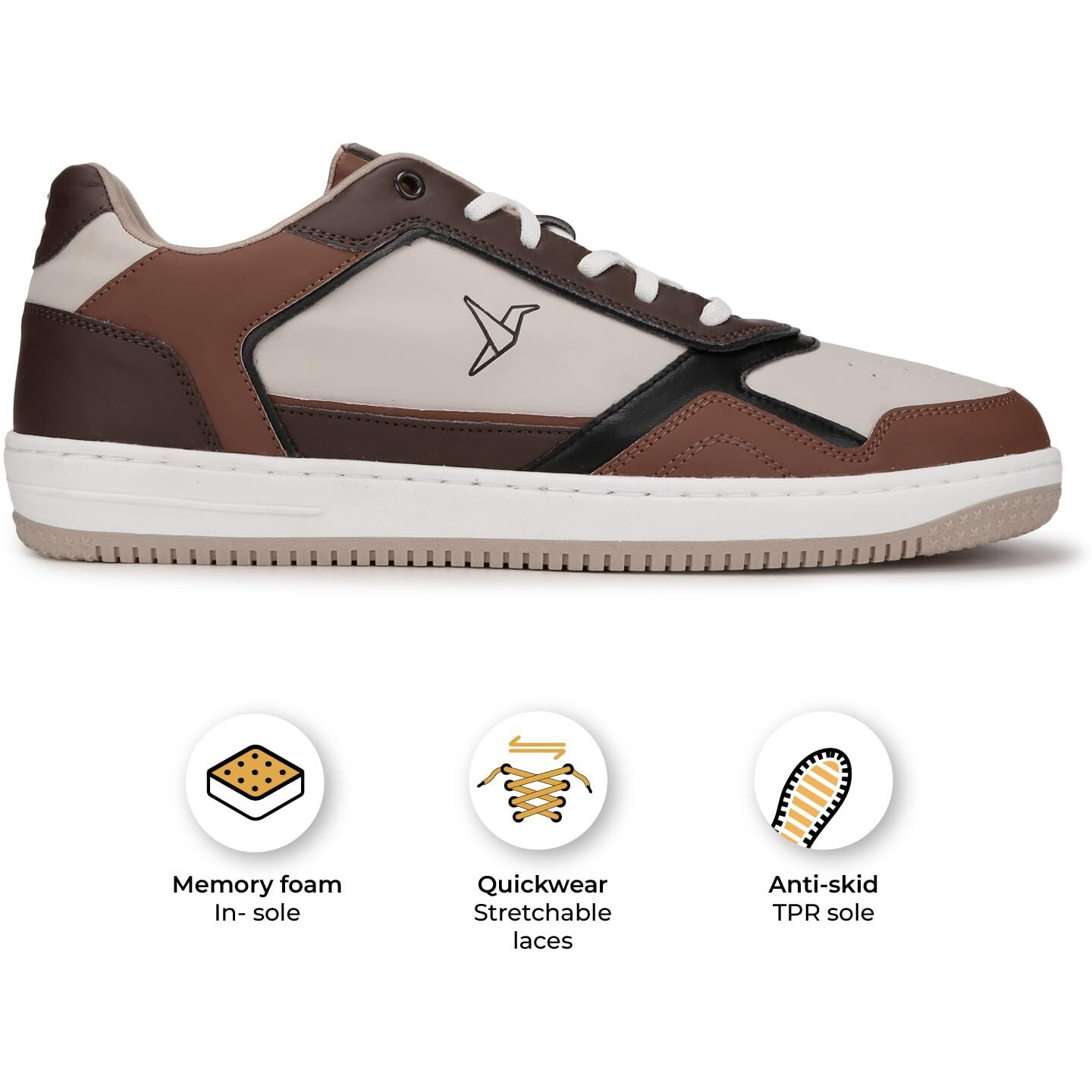 YOHO Colored PU Fashion Sneaker for Men | Comfortable shoes | Cushioned Insole | Quick-wear elastic laces | Lightweight | Dynamic Feet Support | Fashionable | Stylish | Modern