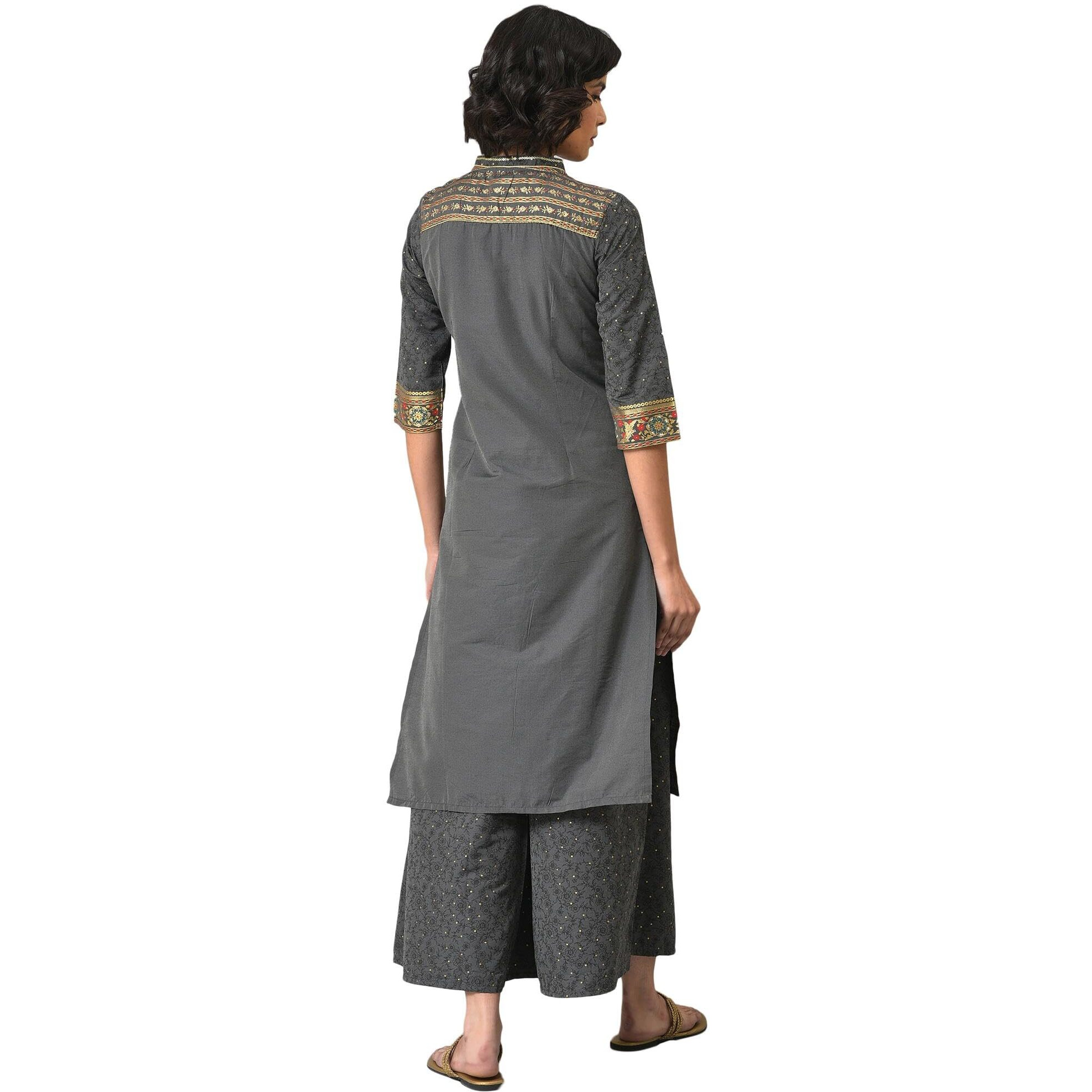 Aurelia Women's Viscose Set (22AUAS13628-505184_Grey